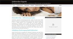 Desktop Screenshot of lichtwecker-experte.de